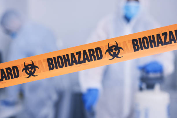 Professional Biohazard Cleanup technician working in Bradford, OH